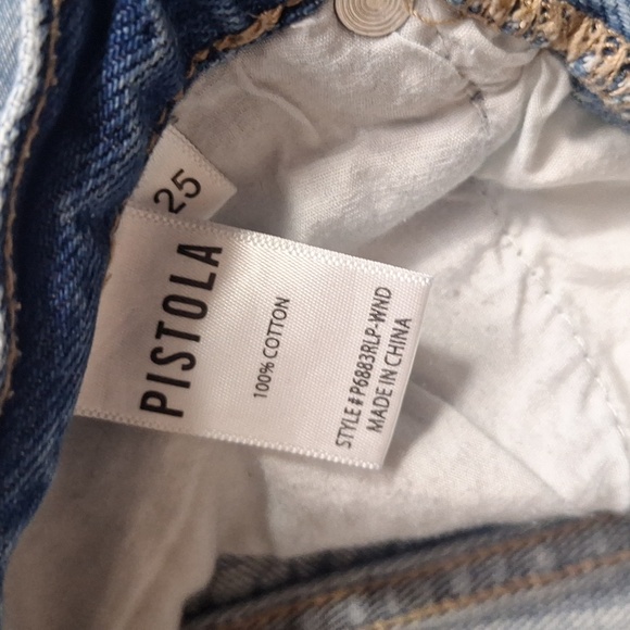 Pistola High Rise Straight Jeans – Style #P6883RLP-WND, Size 25 - Picture 6 of 6